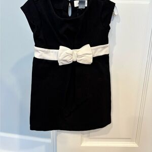 Old Navy Black Dress with White Bow